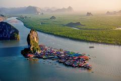 Khao Sok : Phang Nga Bay & James Bond Island by Longtail Boat (Private)