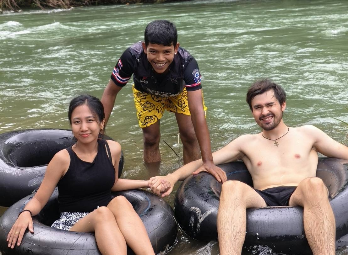 Rubber Tubing at Khao Sok
