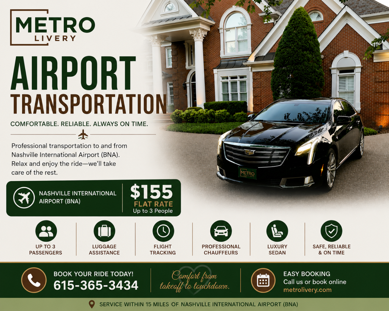 Professional BNA Airport Transportation Services