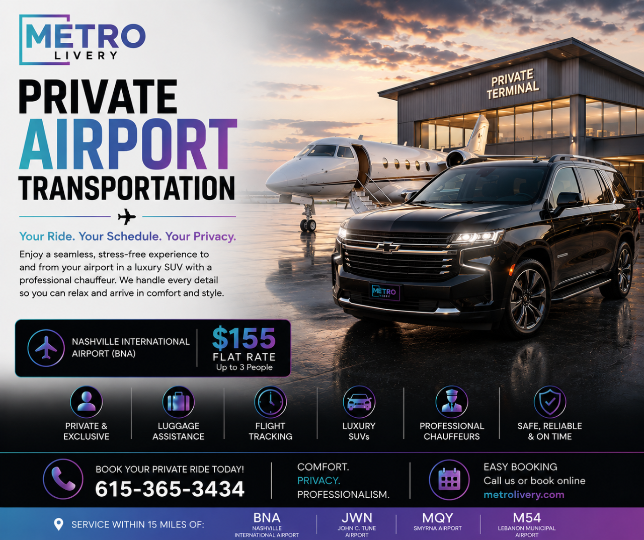 Private Airport Transportation Services