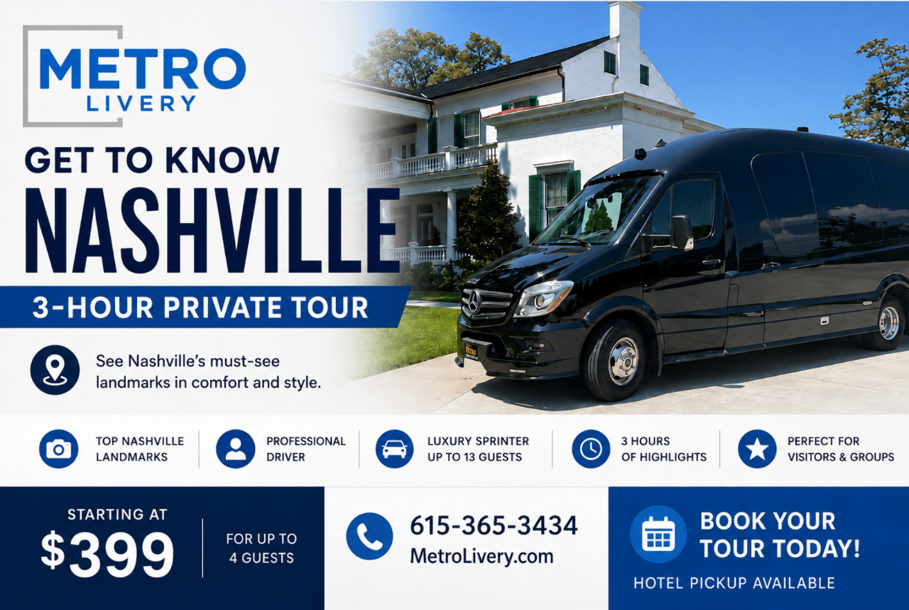 Get to Know Nashville: 3-Hour Private Tour