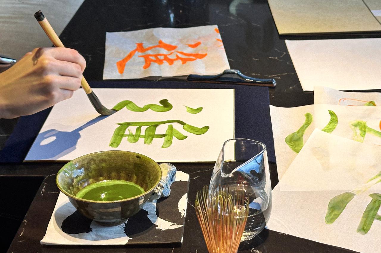 MATCHA CALLIGRAPHY®︎ PRIVATE LESSON | 抹茶書®プライベートレッスン