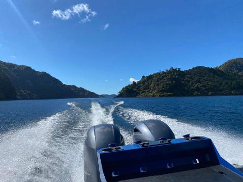 Departing Whananui for Te Karetu via Onepoto