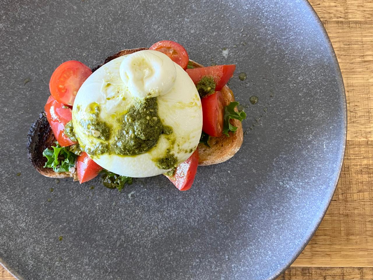 Caprese Bruschetta & Wine