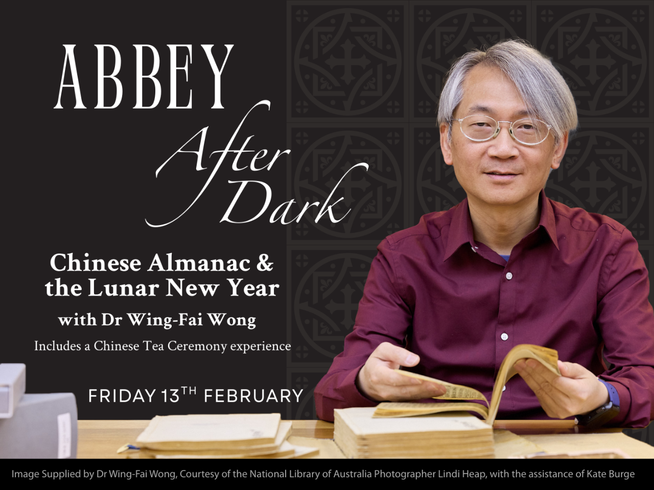 Abbey After Dark: Chinese Almanacs with Dr Wing-Fai Wong | Feb 13th