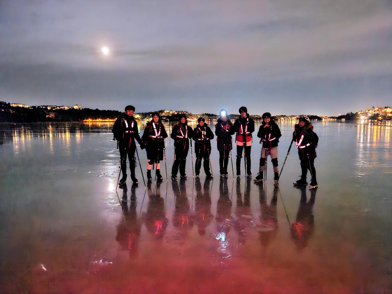 Moonlight Ice Skating with Hot Chocolate