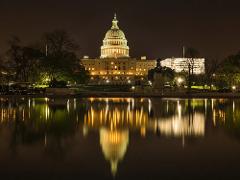 Night Bus Tour + 3 Tickets (Washington Monument, Air & Space Museum, African American Museum)