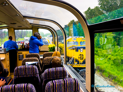 Transport for Denali Train Arrivals