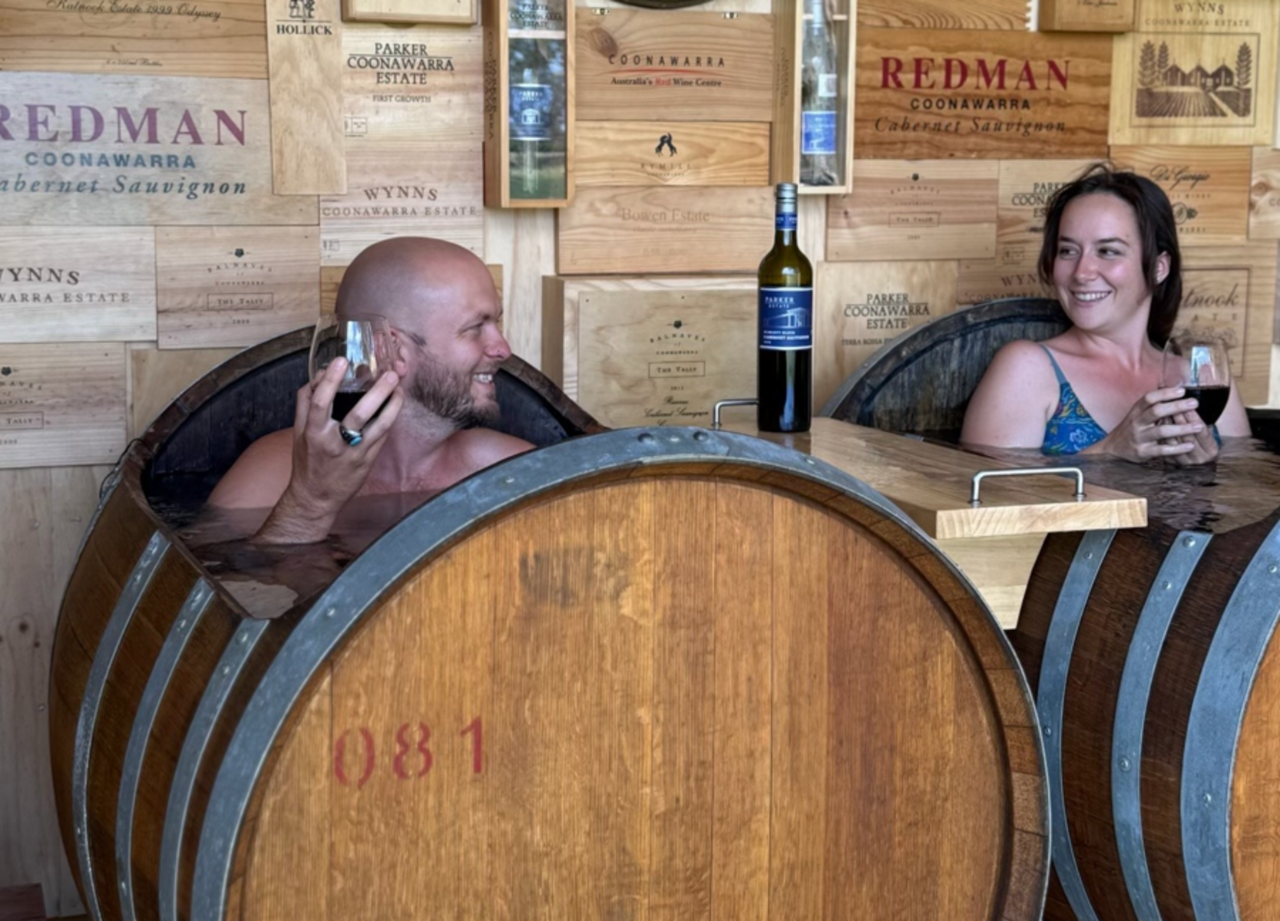 Wine Barrel Baths