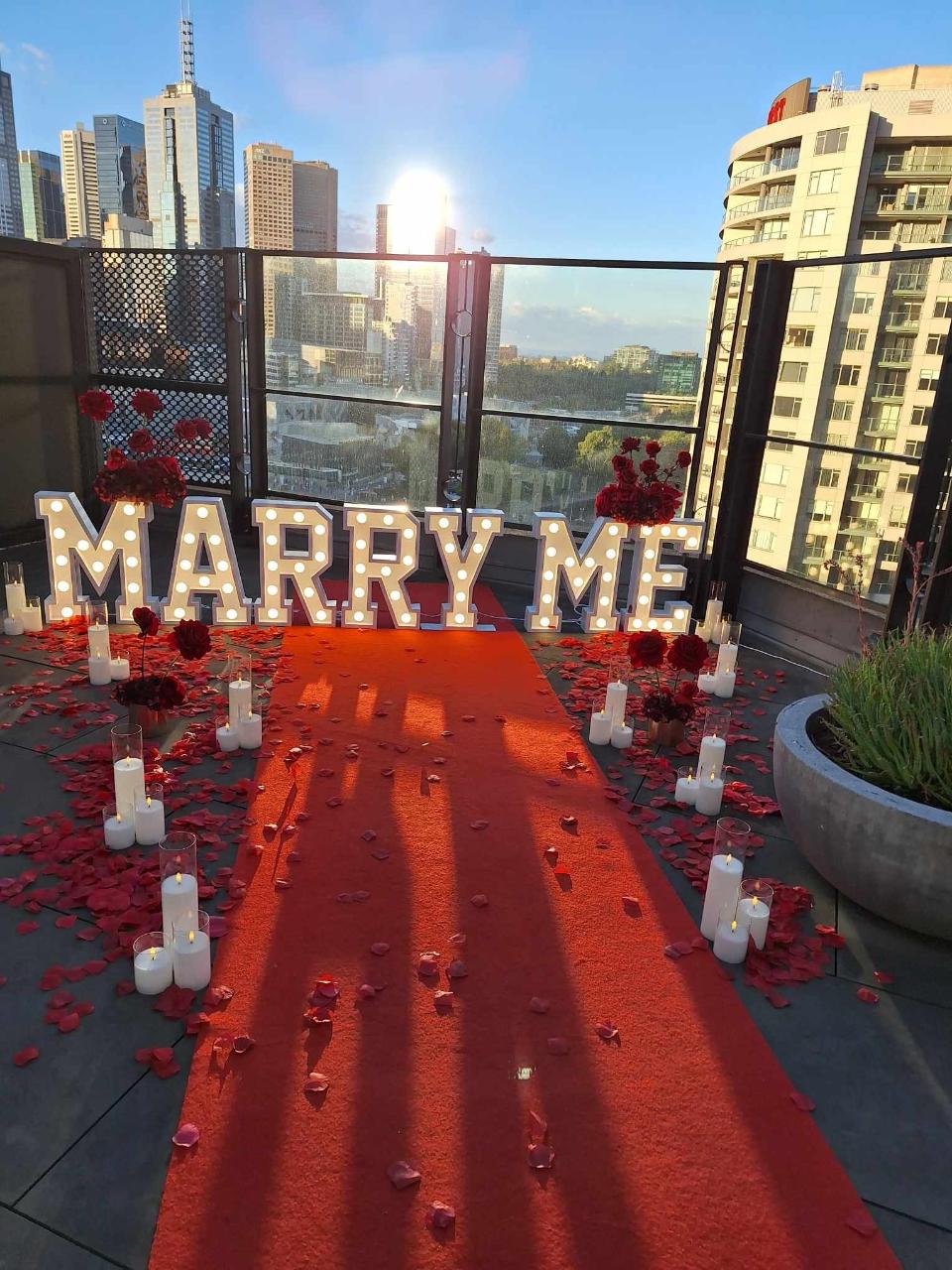 Melbourne MARRY ME letters Proposal Package