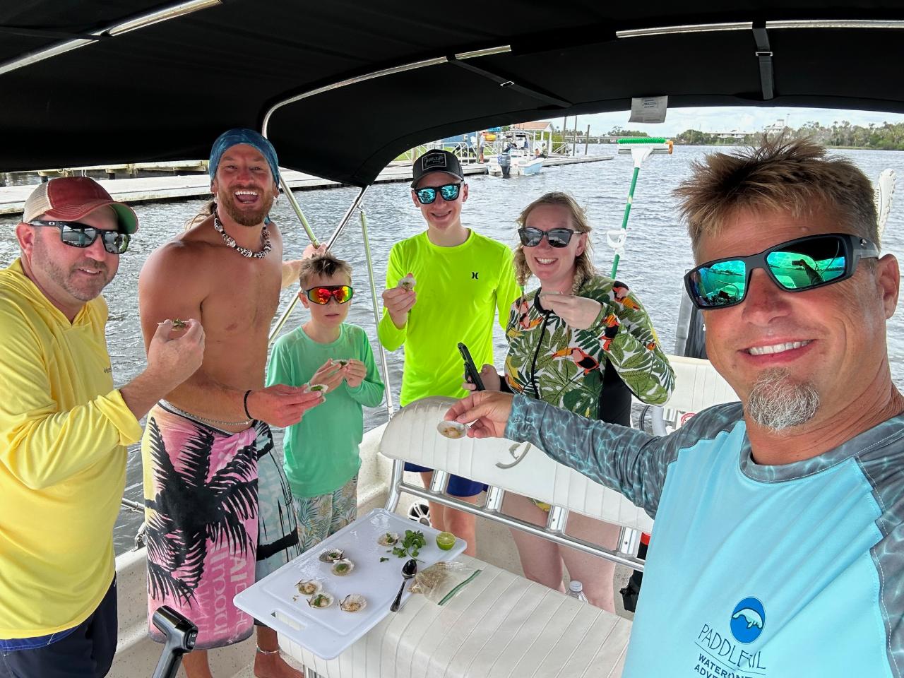 Scalloping with Captain Paul and Lucas