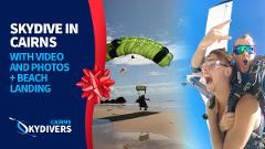 Gift Voucher Tandem Skydive up to 14,000ft with Beach Landing and Video &  Photos