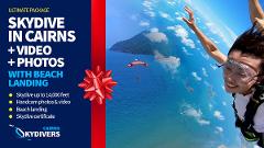 Gift Voucher Tandem Skydive up to 14,000ft with Beach Landing and Video &  Photos