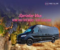 Sprinter Van Wine and Brewery Tour (Custom)(9 person)