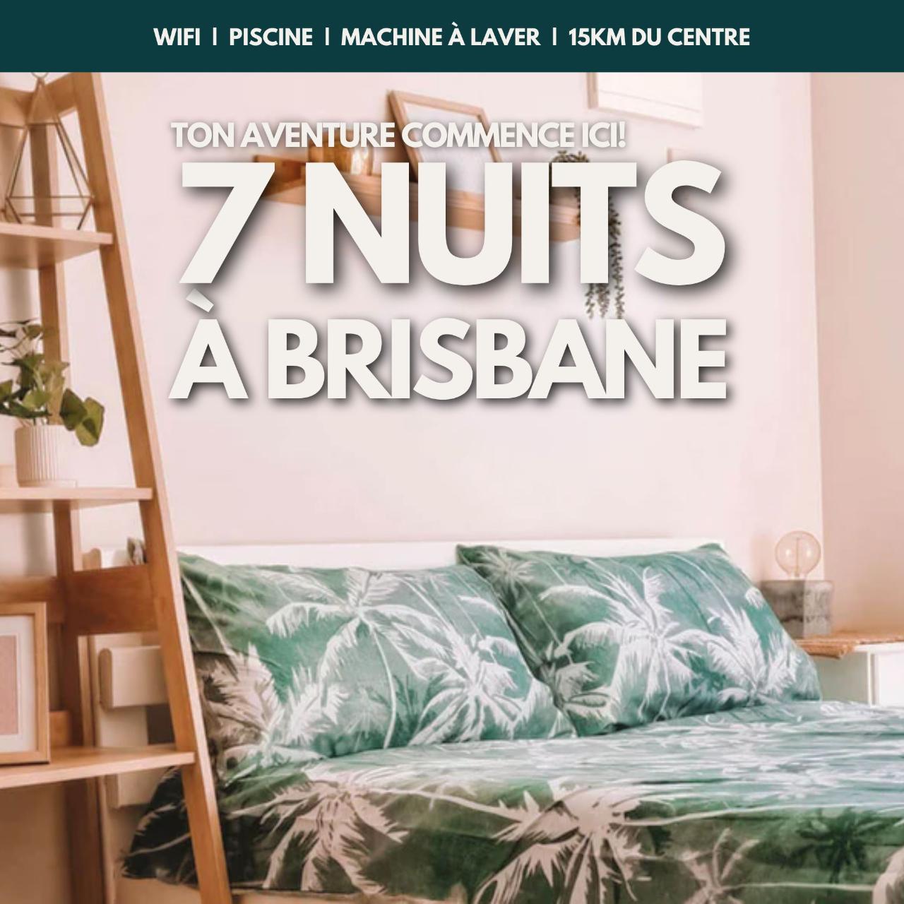 7 Nuits en chambre individuelle à Brisbane