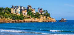 Saint Malo et Dinard en sidecar vintage