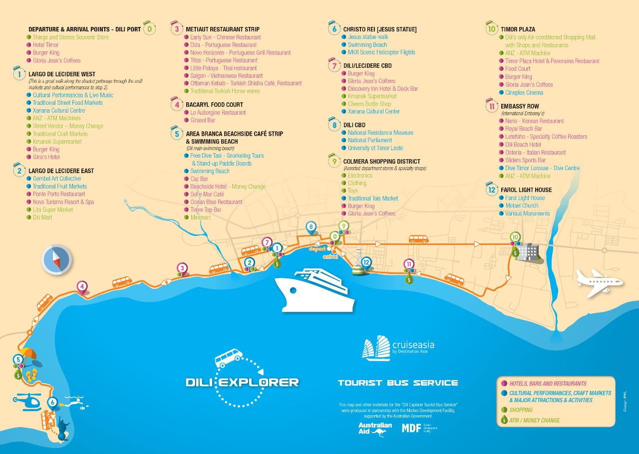 Dili Explorer Hop On Hop Off Tourist Bus Service