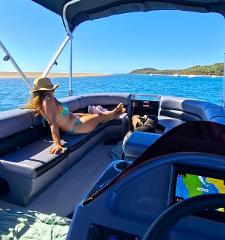 Pontoon Boat Hire - Full Day / 8 hours