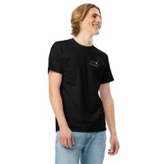 Organic Cotton T-Shirt Akaroa Stargazing BLACK
