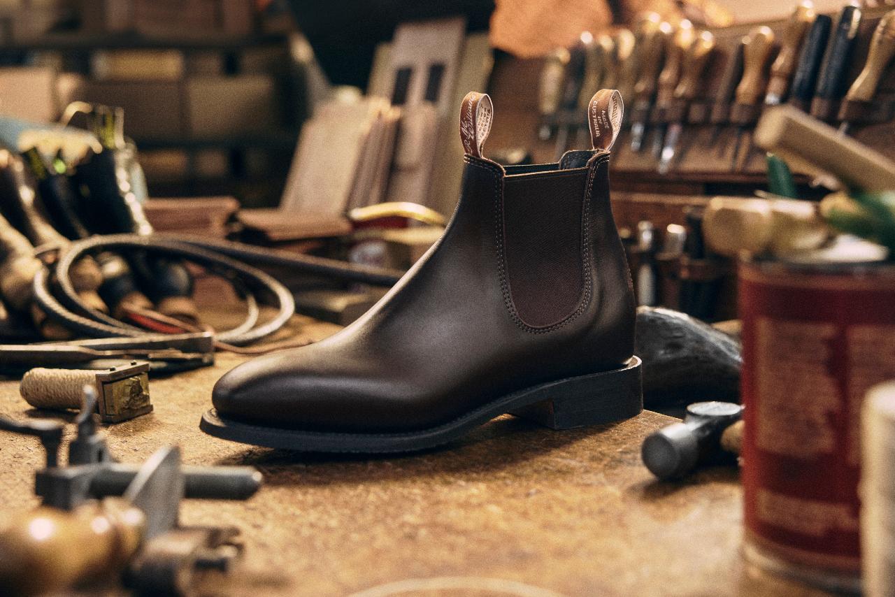 R.M.Williams Adelaide footwear workshop guided tour