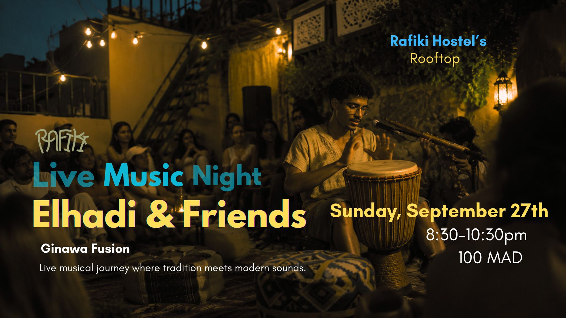 Live Music Party — Tamraght · Rafiki Experiences