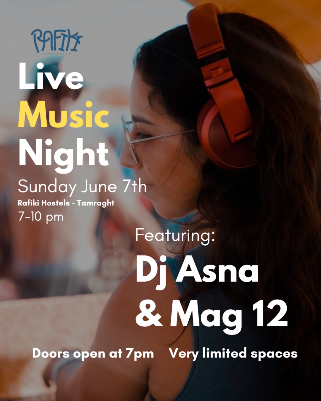 Live Music Party — Tamraght · Rafiki Experiences