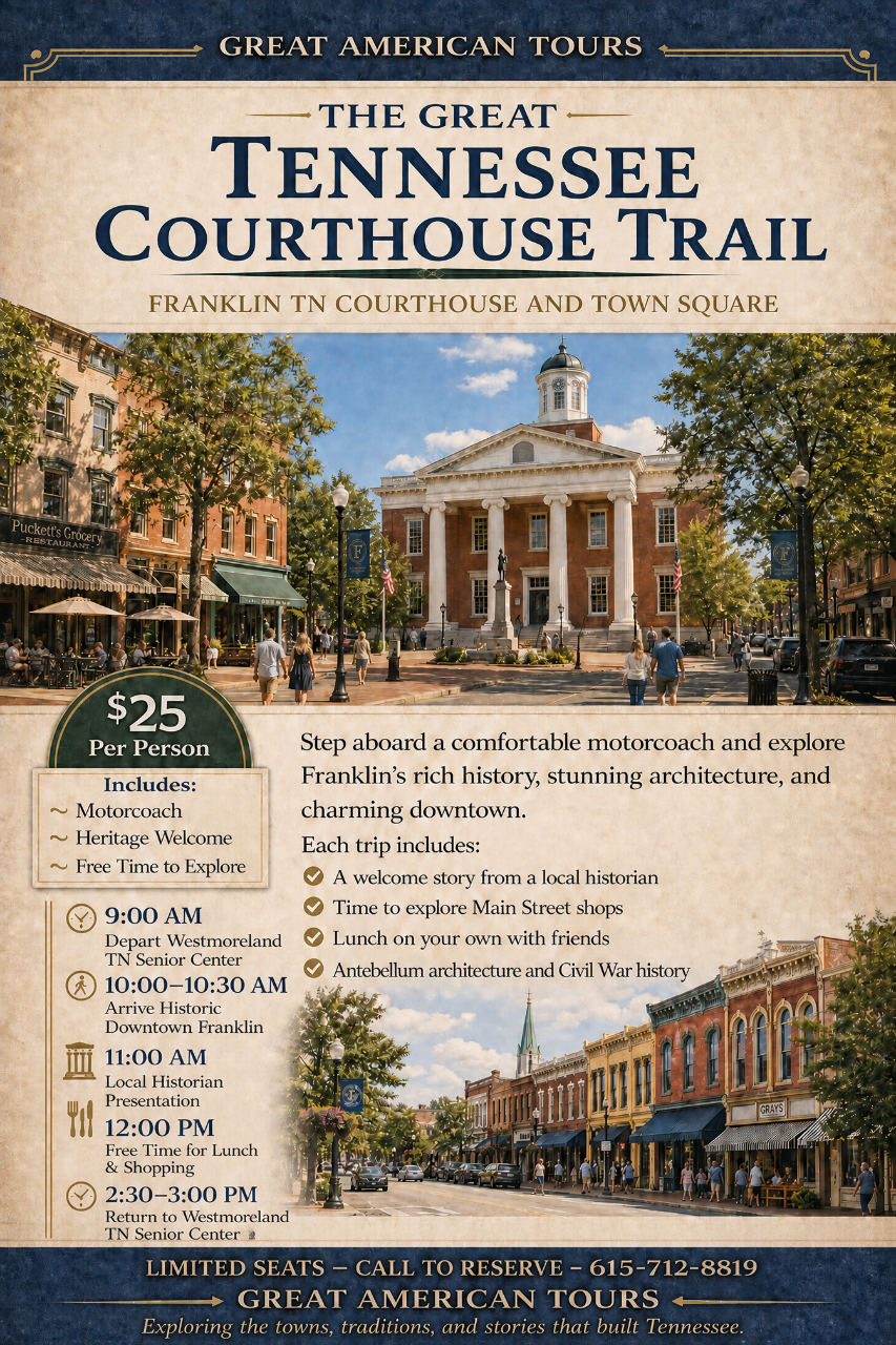 The Great Tennessee Courthouse Trail: Franklin, TN