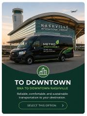 BNA to Downtown Nashville, West End & Music Valley Drive Hotels Shuttle Service – Only $20