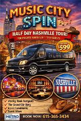 Music City Spin: Private Half-Day Nashville Tour Experience