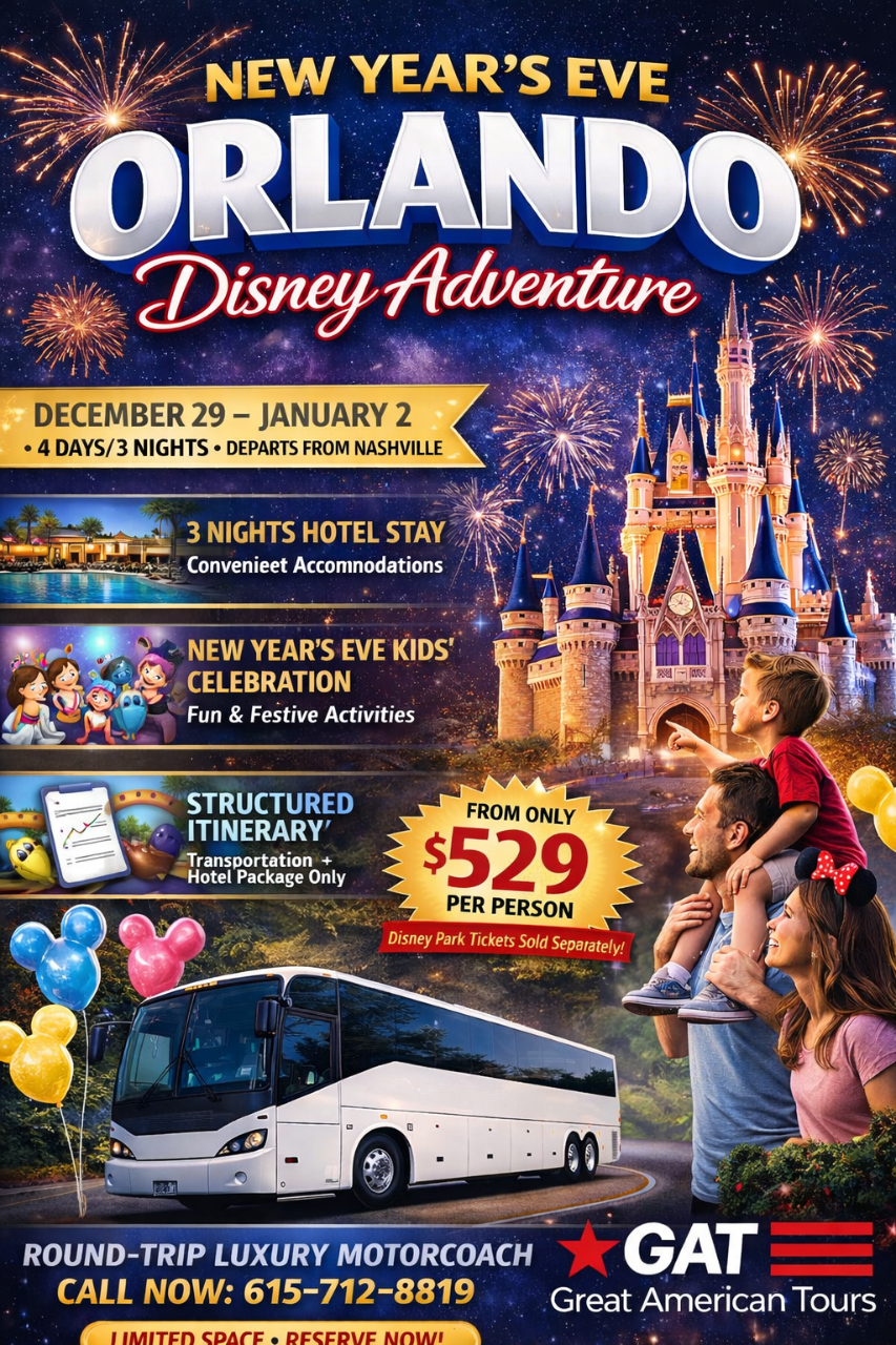New Year’s Eve Orlando Disney Adventure: 4-Day Family Trip