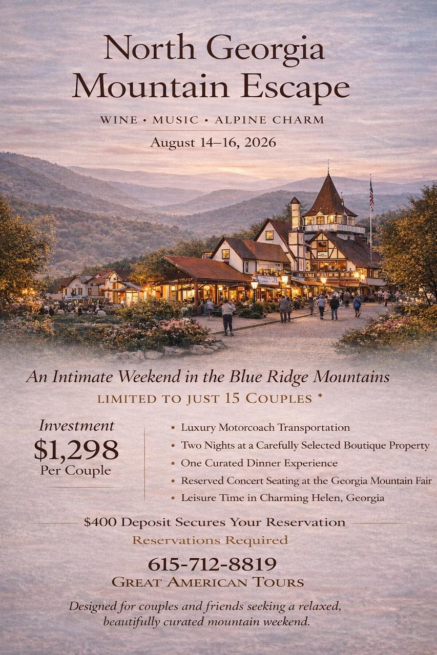 North Georgia Alpine Wine Music Escape Tour