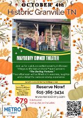 MAYBERRY DINNER THEATER: Historic Granville TN
