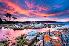 Bay of fires from St Helens