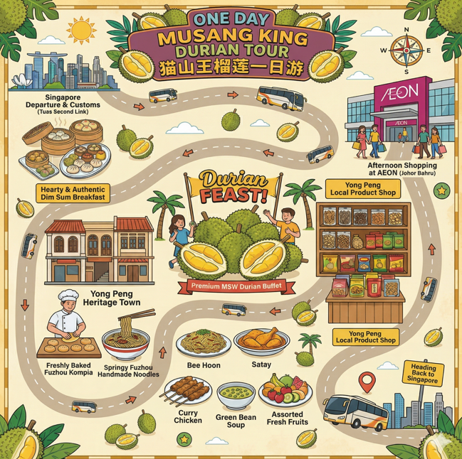 One Day Premium Durian Tour