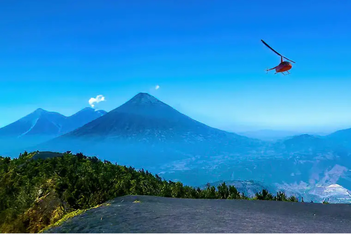 Soar Above Giants Volcano Helicopter Tour
