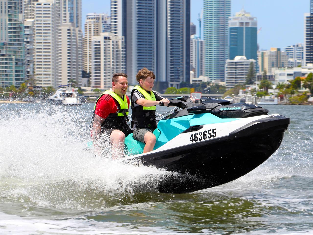 Off Peak 2 hour Tropical Lunch Jet Ski Tour