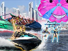 Parsasailing + Jetboat + 1 Hour Jet Ski Tour (2ppl)
