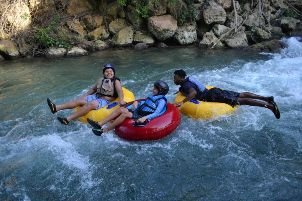River Rapid Jamaica -Waterfalls, Tubing & Rafting at Rio Bueno River