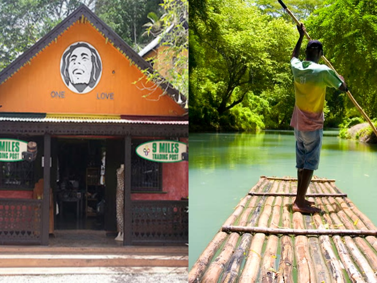 Bob Marley Nine Miles & Marthe Brae River Rafting Combo Tour Package