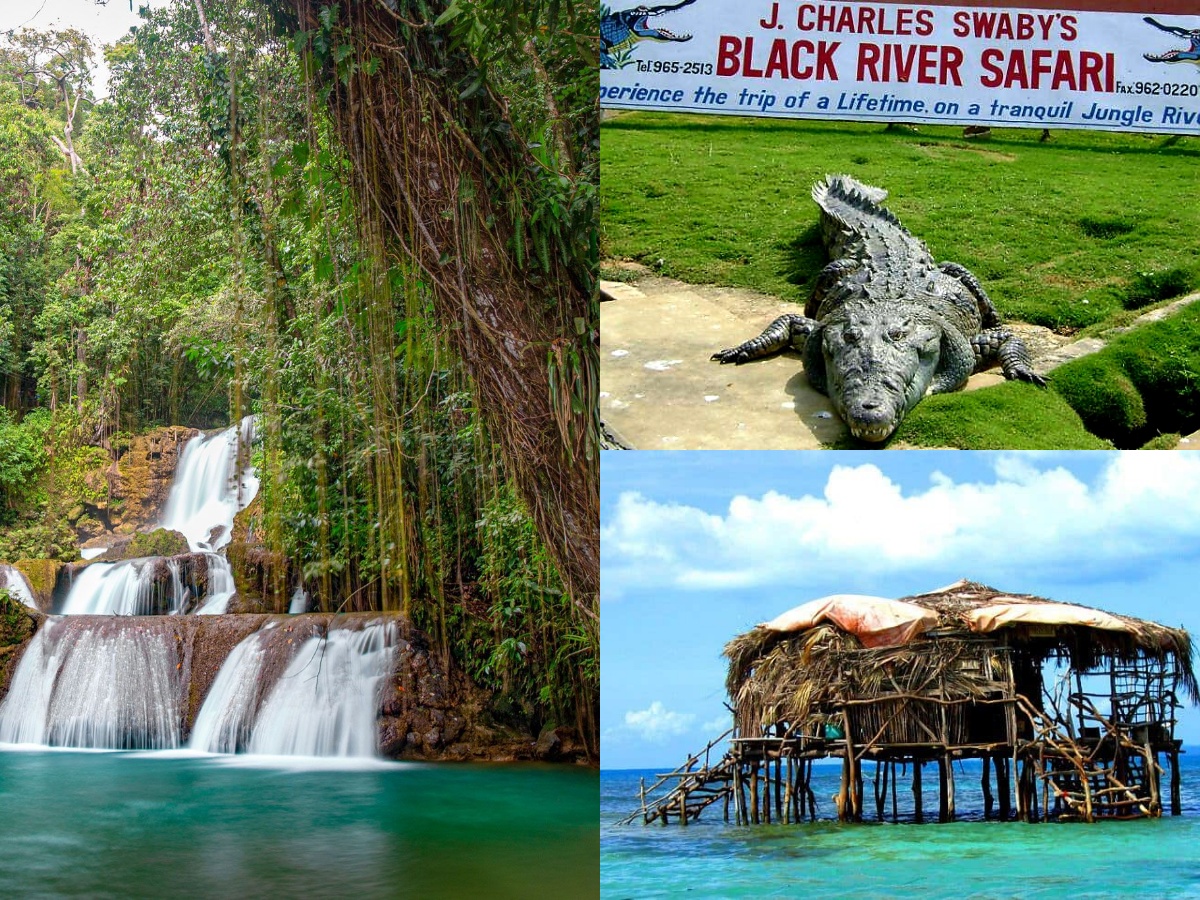 Pelican Bar, Black River Safari & Ys Falls Combo Tour Package