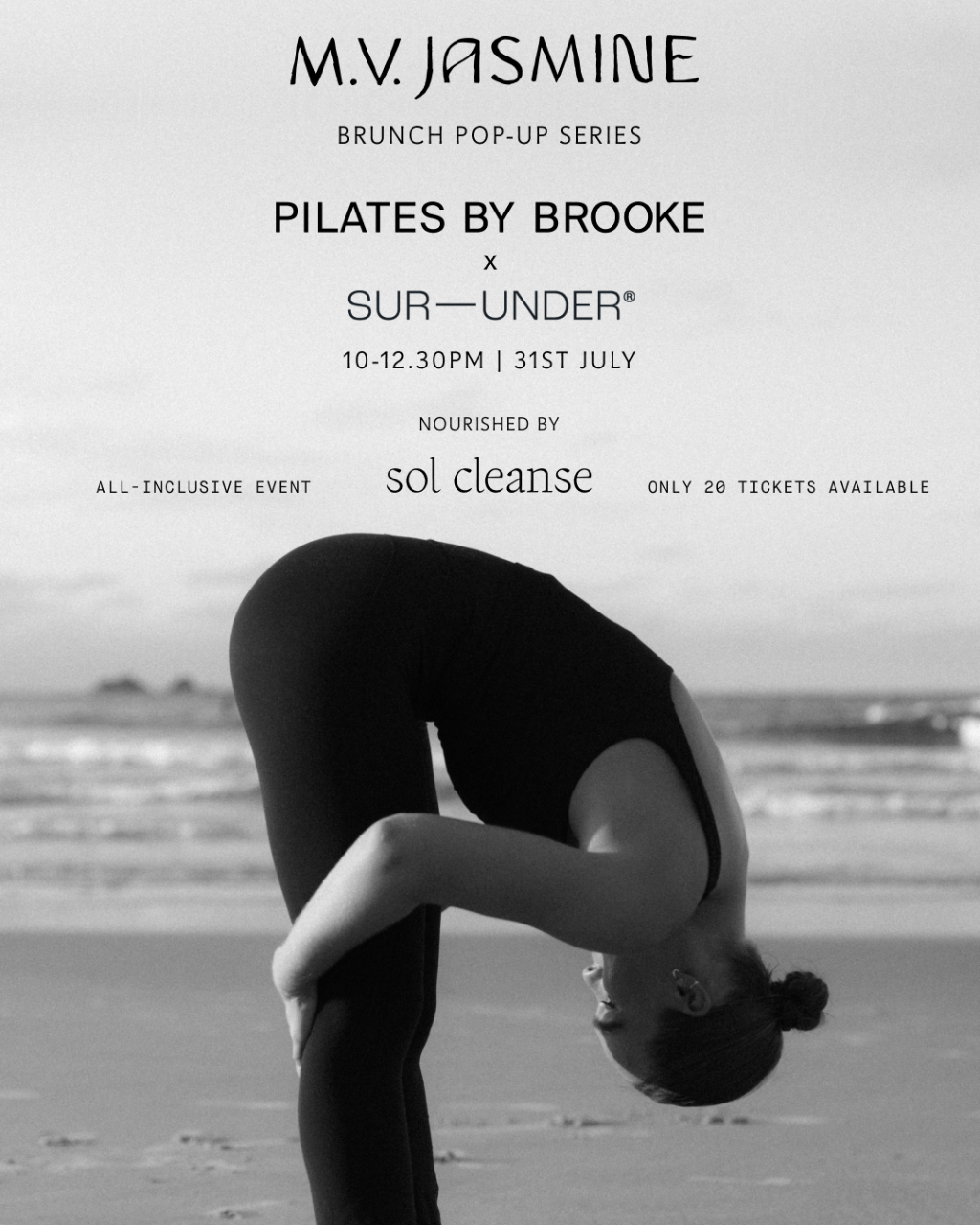 M.V Jasmine x Pilates By Brooke, Sur-Under & Sol Cleanse