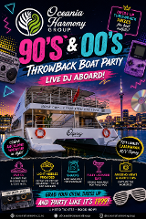 Spring kick off boat party 90's & 00's themed