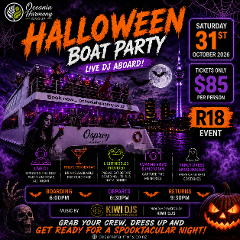Oceania Harmony Halloween boat party!