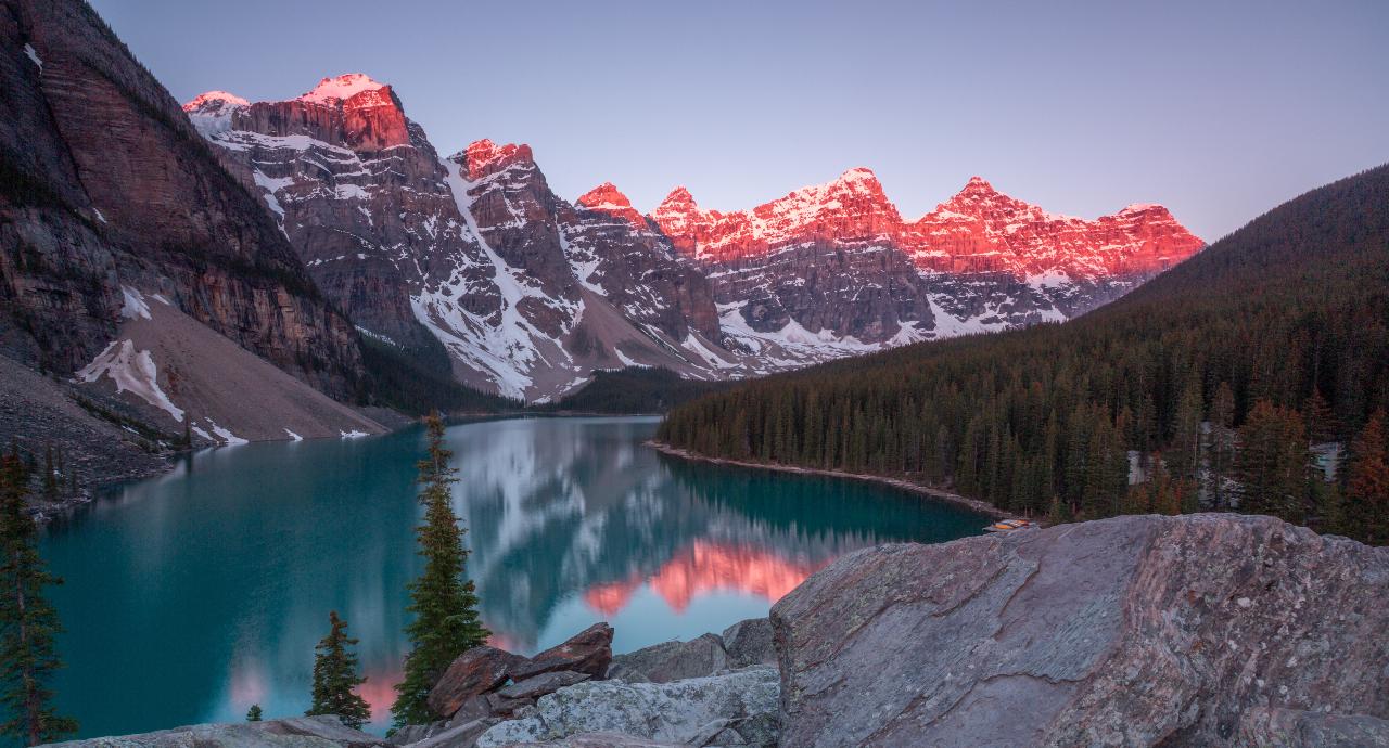 Banff: Lake Annette Guided Hike with Moraine Lake Visit