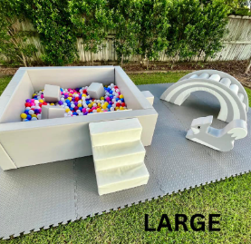 Large white package - squirrel and rainbow climber