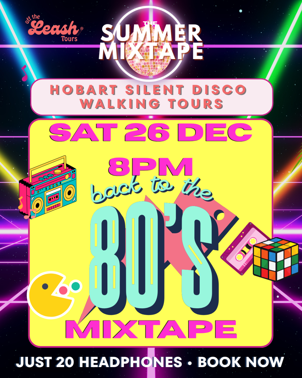 The Summer Mixtape: 80s Silent Disco Walking Tour