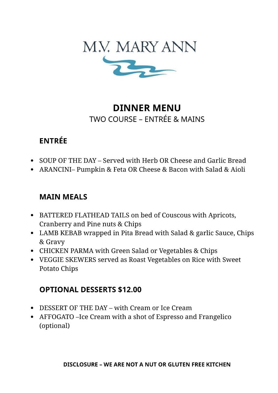 DINNER CRUISE