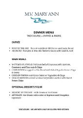 DINNER CRUISE