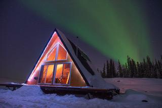 Northern Lights Viewing at an Arctic Camp