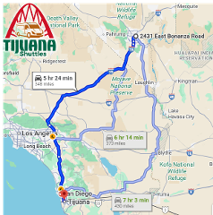 San Ysidro to Las Vegas
